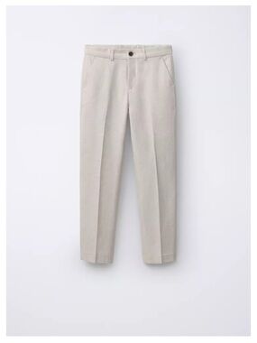 Zara Boys Slim Linen Pants